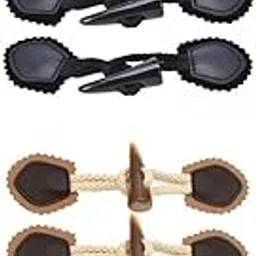 Enakshi® 8 Pairs Leather Sew-On Toggles Resin Horn on Closures DIY Sewing|Crafts | Sewing | Closures & Connectors | ons-picture-21