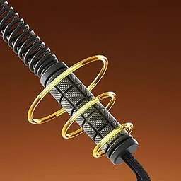 MERISHOPP 2 Pieces Ropeless Battle Rope Portable for Strength Training Home Gym Sports Black | Sports Equipment | Outdoor Sports Gear | Exercise Gear-image-10