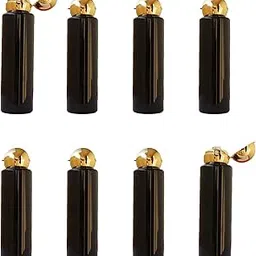 ds3 100ml Empty Refillable Bottles (Pack of 8) Stylish Black Dispenser Plastic Bottles - Eco friendly Multi use Container Bottles Refillable & Versatile for Hair Oils, Essential Oils, Sanitizer & Travel Needs, Perfect for Kitchen Use-picture-49