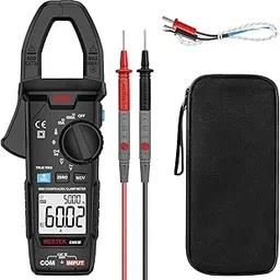 Digital Clamp Meter,MESTEK Clamp Multimeter Voltmeter Tester Amp Volt Meter, Auto-ranging NCV True RMS 6000 Counts, Measures AC DC Current Voltage Resistance Capacitance Temperature Diodes Continuity-image-6