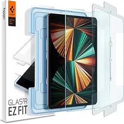 Spigen Ez Fit Tempered Glass Screen Guard Protector For Ipad Pro 12.9 Inch M2 (2022) / Ipad Pro 12.9 Inch (2021/2020/2018) Tablet - 1 Pack image 1
