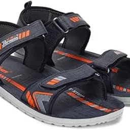paragon PUK2227G Sandals for Men | Durable, Comfortable & Lightweight Sandals with Adjustable Velcro Strap & Back Loop for Good Fitting | Easily Washable | Ideal for Outdoor Use image 1