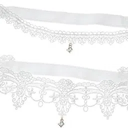 2pcs Wedding Garter Embroidery Floral Sexy Garters Women/Female/Bride White M'|Clothing, Shoes & Accessories | Womens Clothing | Intimates & Sleep | Garter Belts'|Garter Belts'-image-17