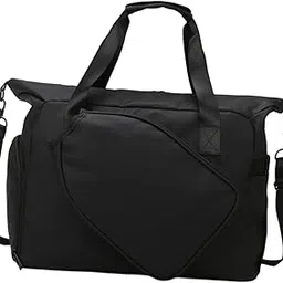 MERISHOPP Pickleball Racket Bag Portable Multipurpose Professional Lightweight Handbag Black| Sports Equipment | Outdoor Sports Gear | Exercise Gear-image-47
