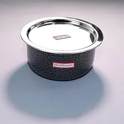 Flixbloom Pro Kitchen 1 Litre Hard Anodised Black Induction Base/LPG Stove Friendly Kitchen Cookware Utensil Cooking Tope/Container/Patila/Bhagona/Handi (Tope with Lid, 1 Litre Tope)-picture-17