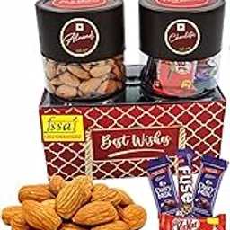 Fabbites Rakhi Gift Hamper for Brother | Set of 4 Rakhi with Dry Fruit n Chocolate Gift Hamper | Super Sweet Gift for Bhaiya and Bhabhi-picture-47