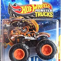 Hot Wheels Monster Trucks Tiger Shark, Includes Crushed Car 1:64 Scale die cast-image-60