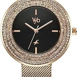 Fastrack Vyb Iconique Black Dial Alloy Strap Analog Watch for Women-picture-47