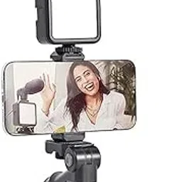 SYN SONS Tripod for DSLR, Camera |Operating Height Camera Video Recording Vlogging Kit for Video Making, Mic, Mini Tripod Stand, LED Light & Phone Holder Clip for Making Videos (AY-49)-picture-41