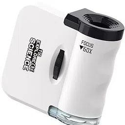 STYLEHEAVEN Kids Portable Microscope Education Toy Small Mini Microscope Toy for Science White-image-23