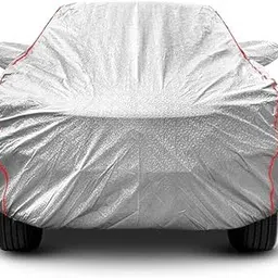 KRONIX Waterproof Car Cover for Hyundai Venue | UV Resistant, Dustproof, Scratchproof, Mirror & Antenna Pocket, Adjustable Belt, Elastic Bottom, Triple Stitched (Magic Silver)-picture-37