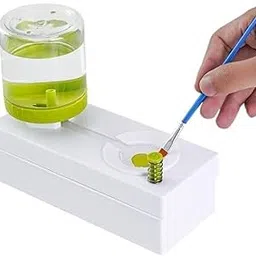 SARJAK Paint Brush Cleaner Set - Brush Rinser Auto Water Dispensing for Acrylic, Watercolor & Water-Based Paints, Paint Brush Washer, Painting Water Dispenser-Random Colour-image-85