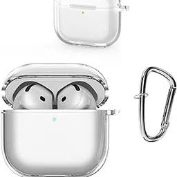 generic TPU Cover Compatible with Airpods 4 (2024), Airpods 4th Generation Case, Airpods 4 case, Airpods 4 case Cover (Only TPU case Included) (Transparent)-picture-36