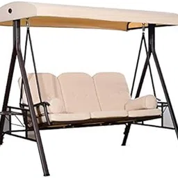 Masco Best Buy 3-Seater Swing Chair-Brown & Beige-picture-46