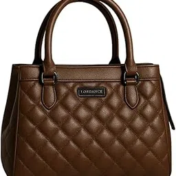 Quilted Leather Tote Bag for Women - Stylish Handbag with Dual Handles-picture-58