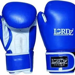 Lordz Fight Boxing Gloves - Top Grade Genuine Buffalo Leather With Molded Padding for Men & Women - IABF Approved-image-1