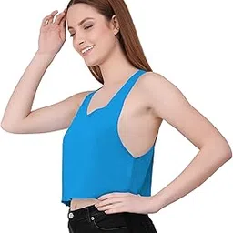 the blazze Women's Gym Vest Yoga Sleeveless Backless Running Vest Jogging Gym Fitness Tank Top Crop Top-picture-14