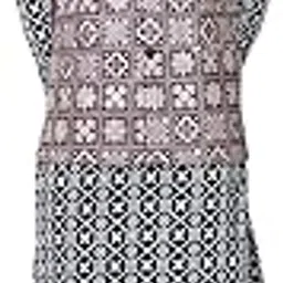 sojanya Men's Cotton White Embroidered Kurta and White Pyjama with Nehru Jacket-picture-46