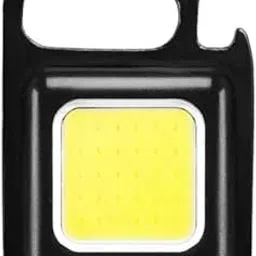 COB Small Flashlight, 1000Lumens Bright Rechargeable COB Keychain Flashlights,4 Light Modes Portable Pocket Light with Folding Bracket Bottle Opener and Magnet Base for Walking and Camping (1 Pack)-picture-29