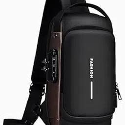 zenvira Unisex Sling Bag with USB Charging Port – Waterproof Anti-Theft Travel Chest Bag for Men & Women | Stylish Crossbody Backpack for Office, Outdoor, Daily Use – Compact & Lightweight-picture-28