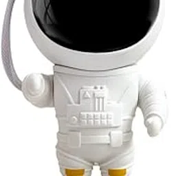 Digitally | Cute Astronaut Projector Night Light with Starry | Sky Effect Space-Themed | LED Lamp for Kids | Bedroom Decor | White-picture-16