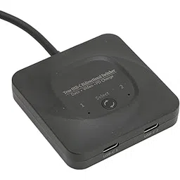 USB C Switch, Bi Direction 2 in 1 Out 8K@60Hz 10Gbps Data Transfer Type C Switcher, PD 100W Fast Charging USB C Splitter Converter with Power Indicator for 2 Computers-picture-24