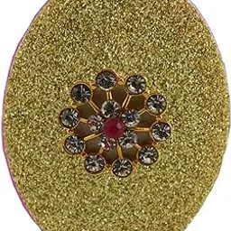 vidhya kangan Handmade Fancy Stone stud Work Saree pin Brooch for Women Jewellery Latest Stylish Crystal Unisex Floral Shape Brooch for Women/Girls (sku-bro2685)-picture-22