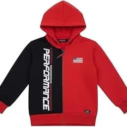 Boys Winter Full-Zip Hoodie with Pocket, Casual Outerwear-picture-29
