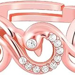 giva 925 Silver Rose Gold Admiring Peacock Ring,Adjustable | Gifts for Women and Girls | With Certificate of Authenticity and 925 Stamp | 6 Months Warranty-picture-40