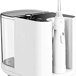 Upgraded Version 900ML Countertop Water Flosser, Professional Water Flossers with Storage Bag and 6 Jet Tips image 1