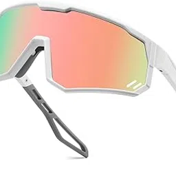 Karsaer Polarized Cycling Glasses Sports Sunglasses, UV400 Protection Baseball Running Glasses for Men Women Youth E1267-picture-30