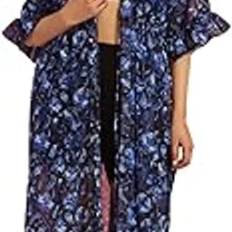 secret wish Black & Blue Cover Up Dress for Women/Beachwear/Holiday/Dress/Summer-picture-39