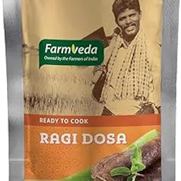 Farmveda Ragi Dosa Mix | Instant Millet Dosa | High in Calcium & Fiber | No Preservatives | 500g image 1