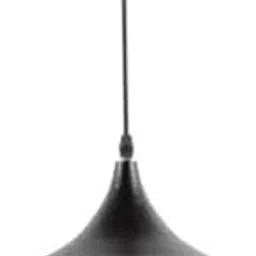 WHITERAY Ceiling Light Ceiling Lamp (Black, Yellow) | Cap Shape Frosted Glass Ceiling Hanging Pendant Light image 1