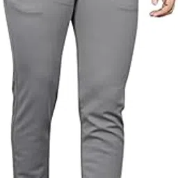 combraided Men's Slim Fit Formal Trousers - Crafted from Premium Lycra Blend Fabric, Solid Pattern, Ideal for Formal Occasions-picture-46