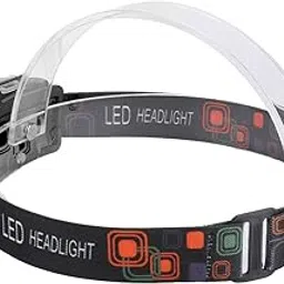 Waterproof Headlight, Headlight, Lightweight High Elastic Portable for Hiking Camping(black)-picture-39