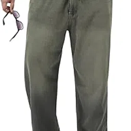 urbano plus Men's Loose Baggy Fit Heavy Washed Jeans Non-Stretchable-picture-18