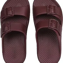 aqualite Women's Classic Cushion Sliders/Slippers with Adjustable Buckle Strap for Adult Comfortable & LightWeight |Stylish & Anti-Skid| Waterproof & Everyday Flip Flops-picture-15
