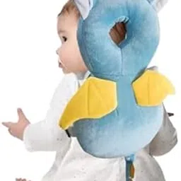 PBRJ Baby Head Protector Cushion with Adjustable Straps, Bee-Shaped Plush Soft Baby Safety Helmet for Crawling & Walking, Lightweight Back Protection for Toddlers (Dragon)-image-78