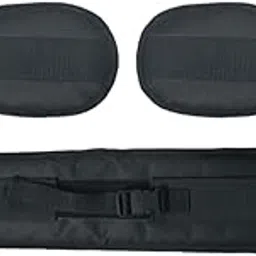 Merishopp Butt Thrust Belt for Dumbbells Glute Trainer Plates Yoga Exercise Booty Band 65x12cm Round Pads-picture-10