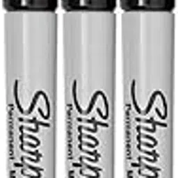 SHARPIE Permanent Markers, Fine Point, Black, 3 Count-picture-70