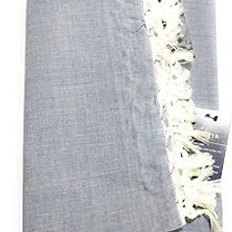SHISHIR Handloom Bhagalpuri Cotton Chadar-250 TC Light Blue Premium (Size Single)-picture-22