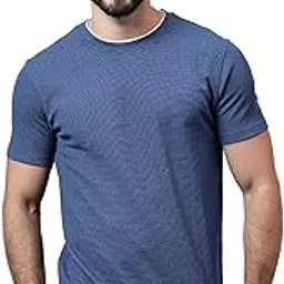 cantabil Regular Fit Solid Round Neck Half Sleeve Casual T-Shirt for Men | Half Sleeves Round Neck T-Shirts for Men | Mens Round Neck T-Shirt (P_MTSH00593)-picture-57