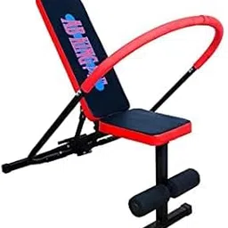 Air Back Ab Core Trainer Bench, Navy Blue and Red, Foldable Exercise Equipment, Adjustable Workout Machine for Home Gym-picture-28