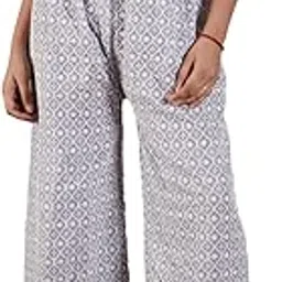 Women Chikankari Palazzo Regular Fit | Cotton Casual Wear Palazzo Pants for Women | Comfortable Bottoms | Multiple Colors Available-picture-56