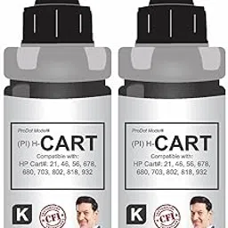 ProDot ProSeries Inkjet Cartridge Ink Refill Compatible with HP Deskjet Cartridges 22, 46, 57, 88, 678, 680, 703, 704, 802, 803, 818, 933, 940, 951 (70 ml, 2 x Black)-picture-27
