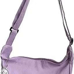 FABLOFT Women Crossbody Bag Shopping Bag Satchels Underarm Bags Big Capacity Handbag Purple-picture-35