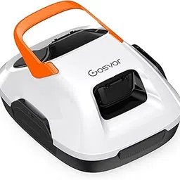 Cordless Robotic Pool Cleaner, Pool Vacuum for Above Ground Pool Lasts 90 Min, Portable, Self-Parking, Ideal for Pools up to 860 sq.ft, White image 1