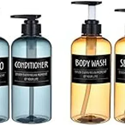 LICHTS® 6pcs Foaming Soap Dispenser Lotion Shampoo Pump Bottle 500ml|Home & Garden | Bath | Bath Accessory Sets-picture-20