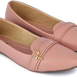 bbbrandsbucket Women's Loafers – Elegant Slip-On Flat Shoes with Metal Detail | Comfortable & Stylish Footwear for Casual and Office Wear-picture-24